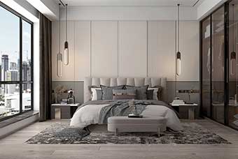 银川现代风格-卧室