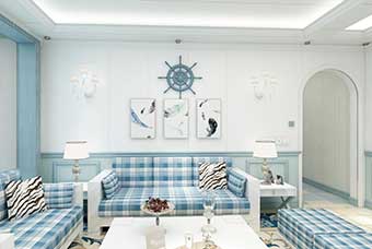 银川地中海风格-客厅
