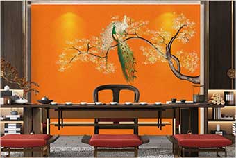 银川森佰汇航空纤维墙咔（春花秋月）